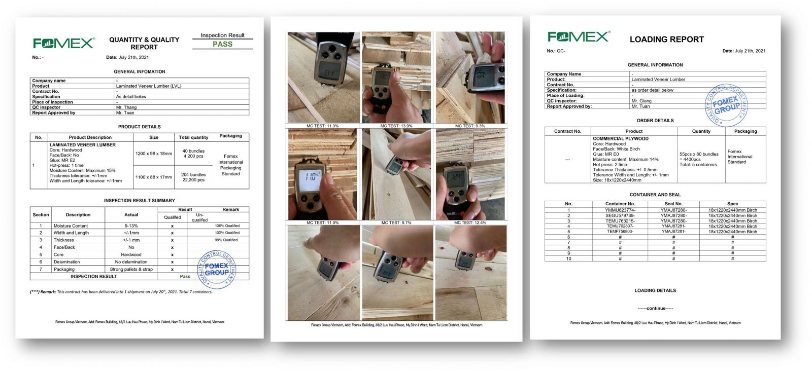 WOOD INSPECTION SERVICE